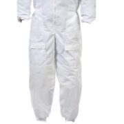 White Ventilated Bee Suit with Fencing Veil Full Protection