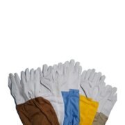 BeeGuard 5-Pack Cotton Goatskin Beekeeping Gloves