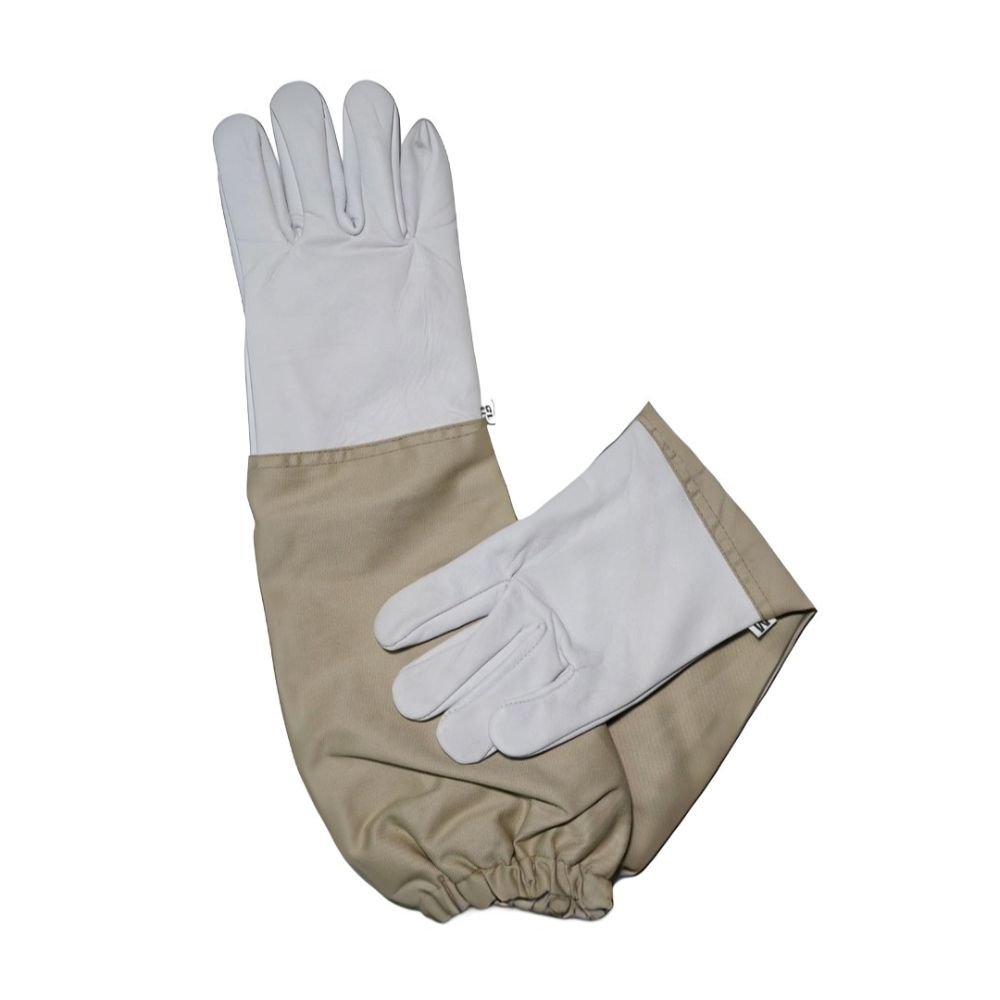 BeeGuard 5-Pack Cotton Goatskin Beekeeping Gloves
