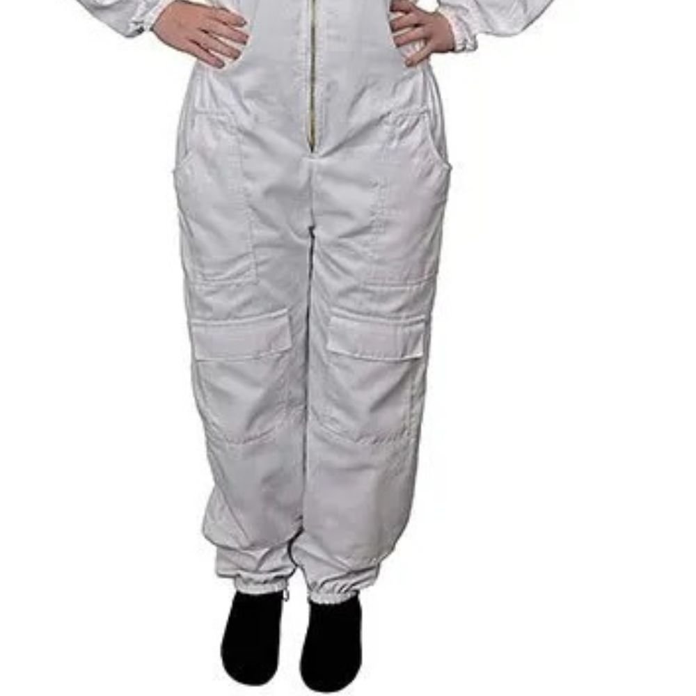 White Beekeeper Protective Clothing Polycotton Suit White Beekeeper Protective Clothing Polycotton Suit
