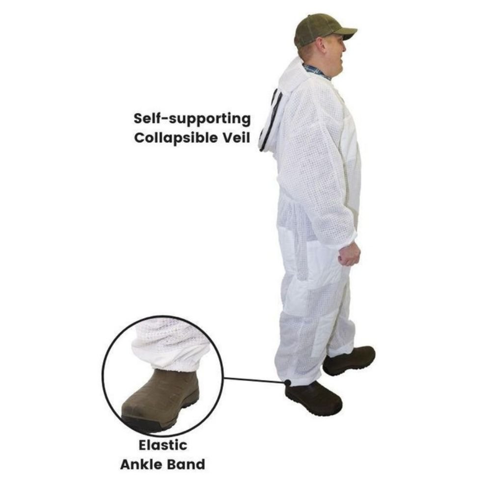 Beekeeping Protective Suit With Veil4 Beekeeping Protective Suit With Veil