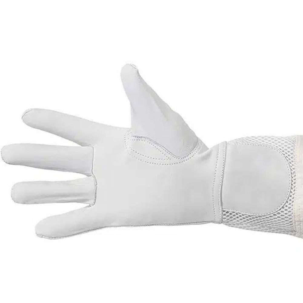 White Beekeeping Gloves Sting Proof Goat Leather Protection