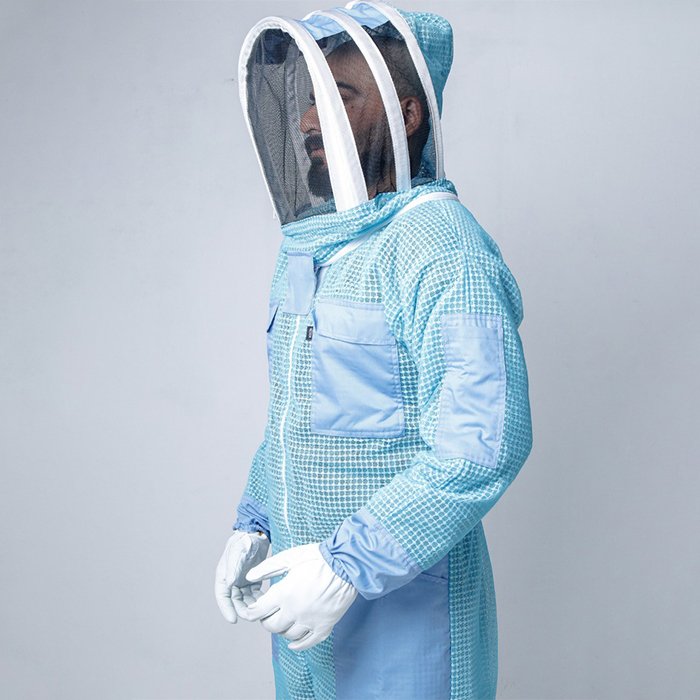 Blue Beekeeper Full Suit BlueSky Ventilated Protective Gear (2) Blue Beekeeper Full Suit BlueSky Ventilated Protective Gear