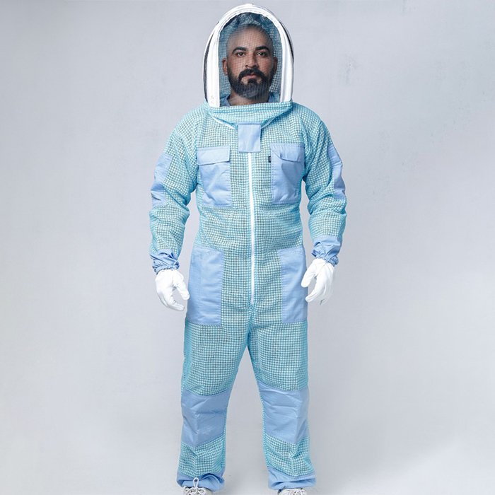 Blue Beekeeper Full Suit BlueSky Ventilated Protective Gear (8) Blue Beekeeper Full Suit BlueSky Ventilated Protective Gear