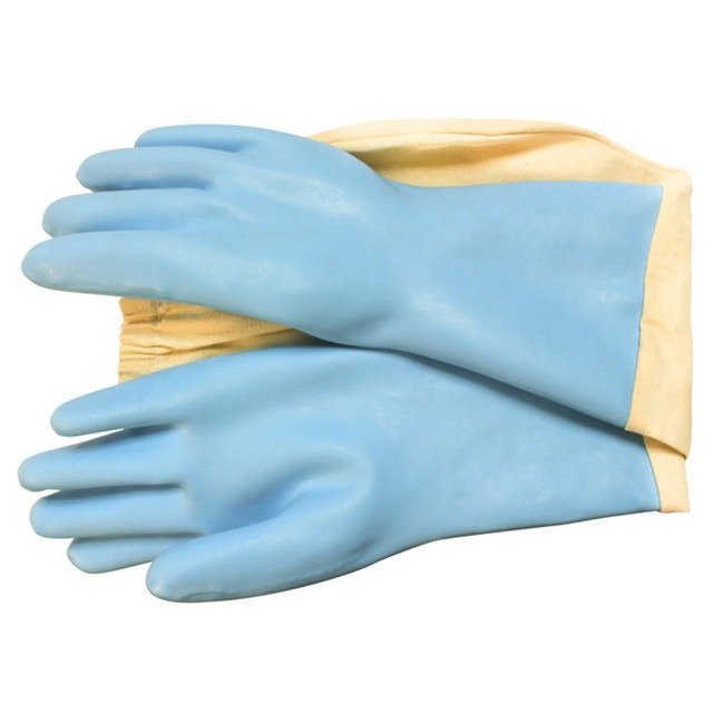 Blue Rubber Coated Gloves for Beekeeping Durable Protection