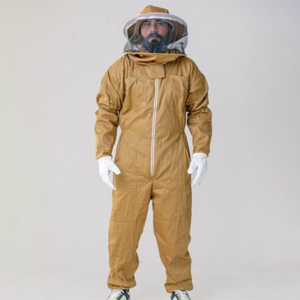 Brown Cotton Apiarist Beekeeping Suit Full Body Outfit