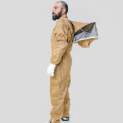 Brown Cotton Apiarist Beekeeping Suit Full Body Outfit