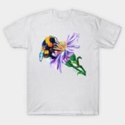 Bumble Bee And Flower T-Shirt