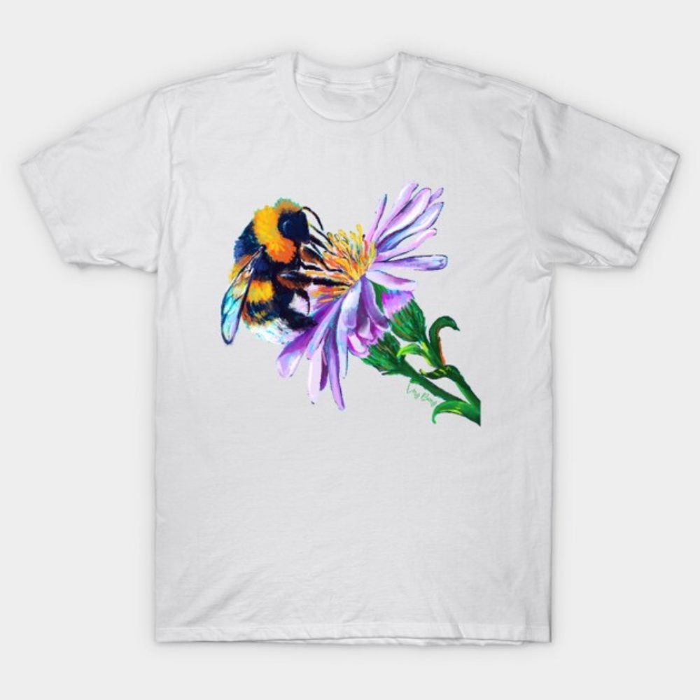 Bumble Bee And Flower T-Shirt