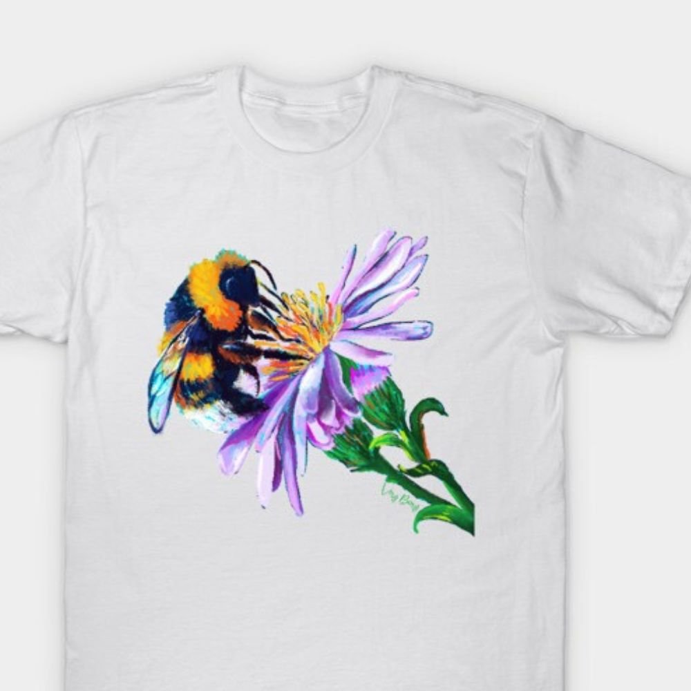 Bumble Bee And Flower T-Shirt