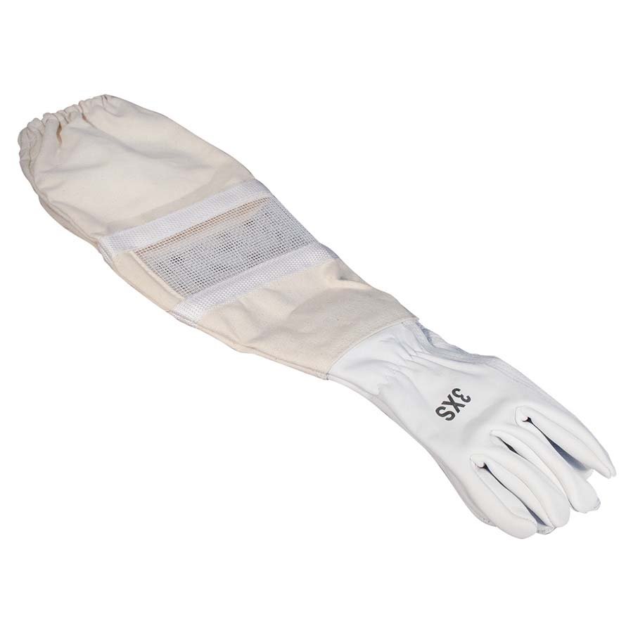 Child's Leather Gloves Goat Skin for Beekeeping Safety