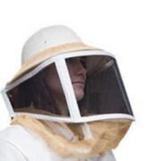 White Deluxe Cotton Beekeeping Suit with Veil Full Body