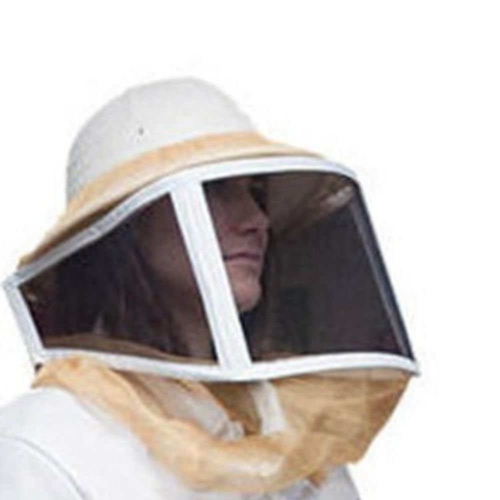 White Deluxe Cotton Beekeeping Suit with Veil Full Body White Deluxe Cotton Beekeeping Suit with Veil Full Body