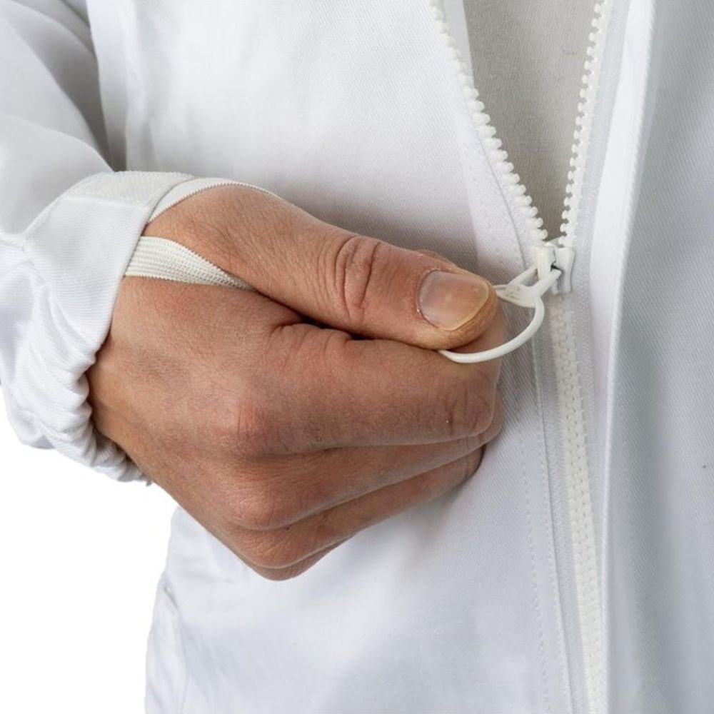 White Economy Beekeeping Suit with Clear Vue Veil