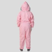 Pink BuzzShield Cotton Beekeeping Suit Full Body Protection