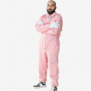 Pink BuzzShield Cotton Beekeeping Suit Full Body Protection