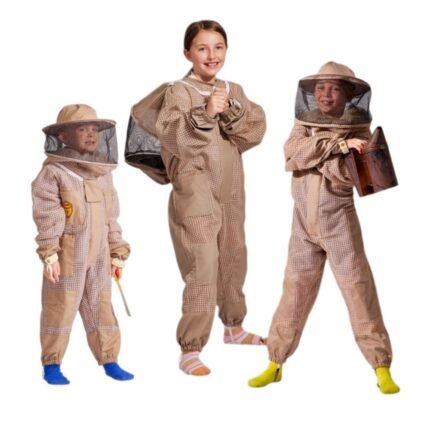Kids White Ventilated Beekeeper Suit