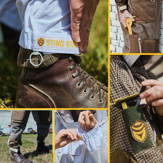 Sting Stopper White Ventilated Professional Beekeeping Suit (6) Sting Stopper White Ventilated Professional Beekeeping Suit