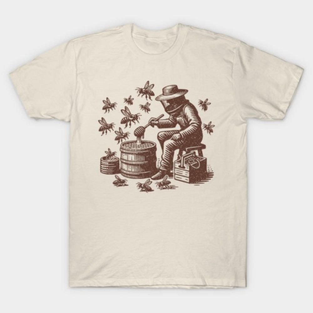 The Beekeeper Beekeeping T-Shirt