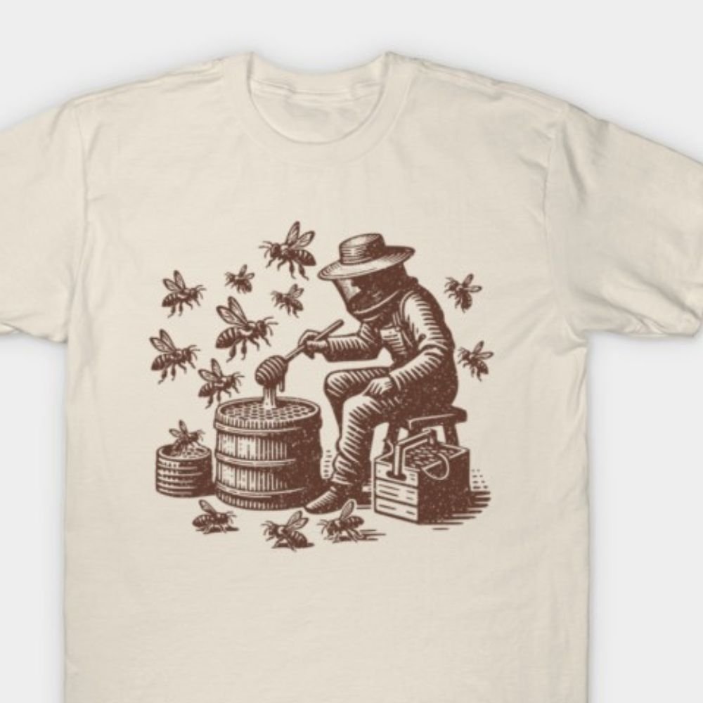 The Beekeeper Beekeeping T-Shirt The Beekeeper Beekeeping T-Shirt