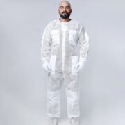 Triple Protection HiveSafe Beekeeper Full Suit in White