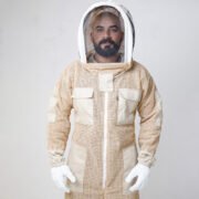 Ventilated-Beekeeper-Full-Suit-White-Unisex-Protective-Gear