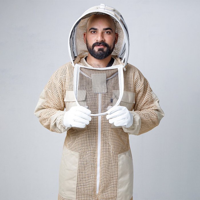 Beekeeper Full Suit White Unisex