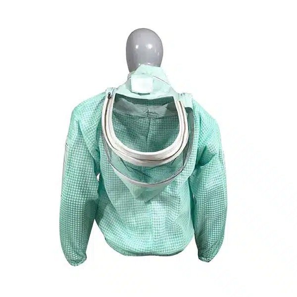 Ventilated Mesh Polycotton Beekeeping Jacket (4) Ventilated Mesh Polycotton Beekeeping Jacket