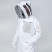 White BreezeVent Semi Vented Beekeeping Suit With Veil