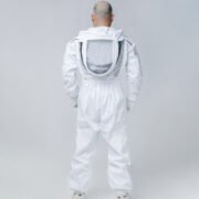 White BreezeVent Semi Vented Beekeeping Suit With Veil