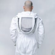 White BreezeVent Semi Vented Beekeeping Suit With Veil