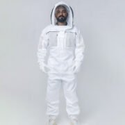 White BreezeVent Semi Vented Beekeeping Suit With Veil