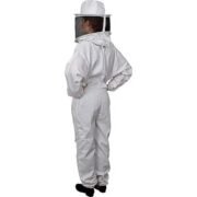 White Polycotton Beekeeping Suit Full Body Protective Gear