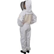 White Pure Cotton Ventilated Beekeeping Suit With Veil