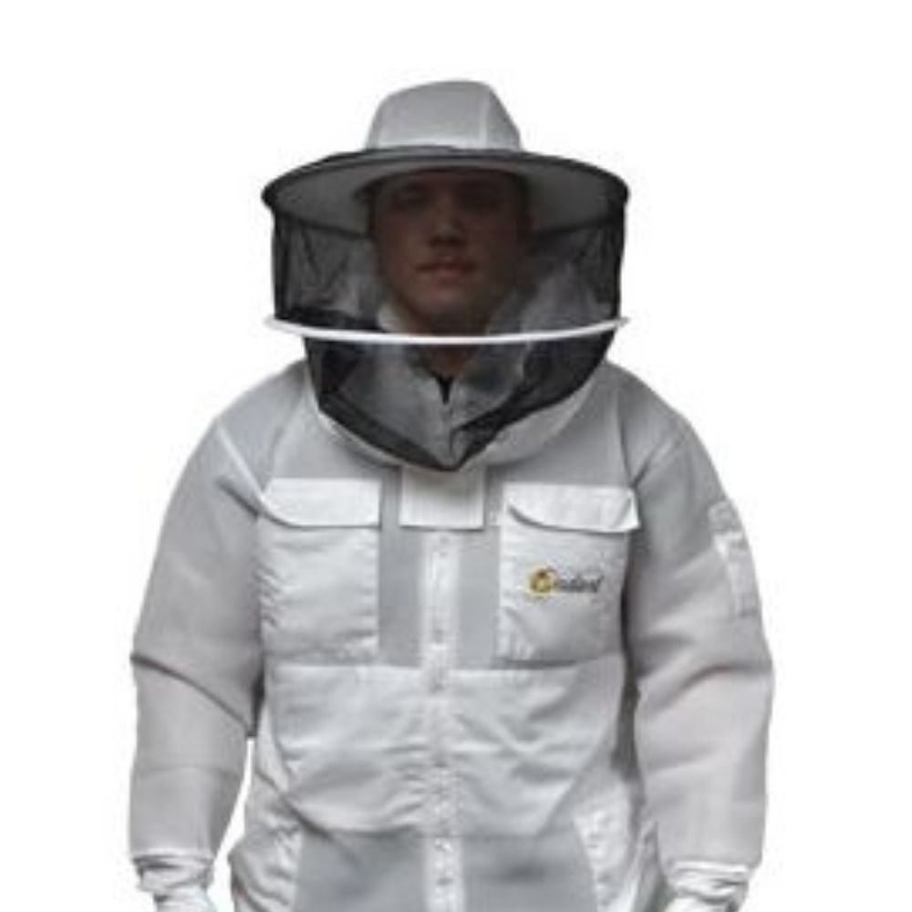 White Super Lite 3D Ventilated Beekeeping Suit White Super Lite 3D Ventilated Beekeeping Suit