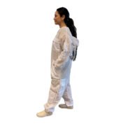 White Triple Layer Ventilated Bee Suit with Veil