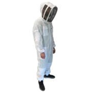 White Triple Layer Ventilated Bee Suit with Veil
