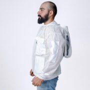 White Ultra Breeze Beekeeping Jacket with Veil