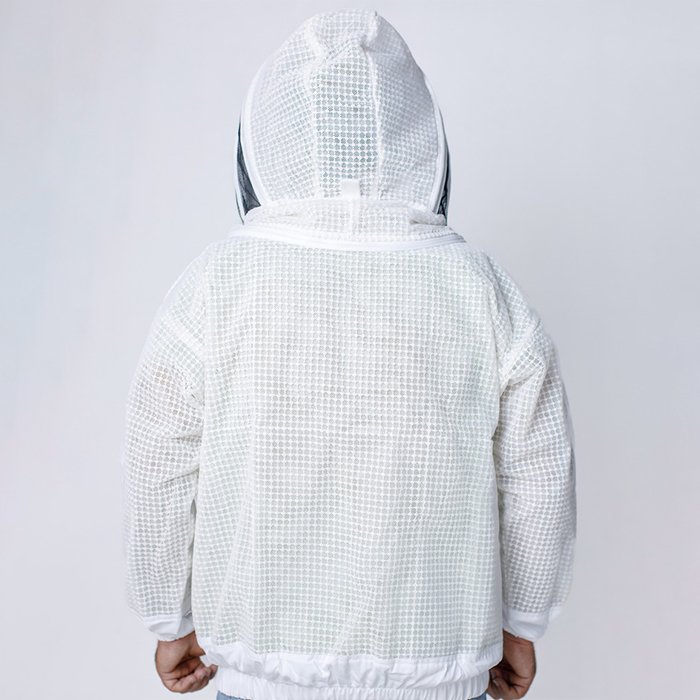 White Ultra Breeze Beekeeping Jacket with Veil