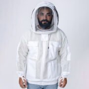 White Ultra Breeze Beekeeping Jacket with Veil
