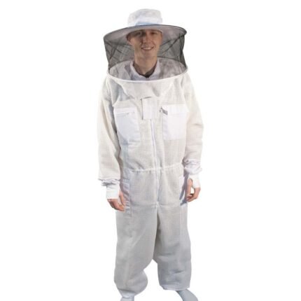 White Vented Professional Beekeeping Breathable Suit
