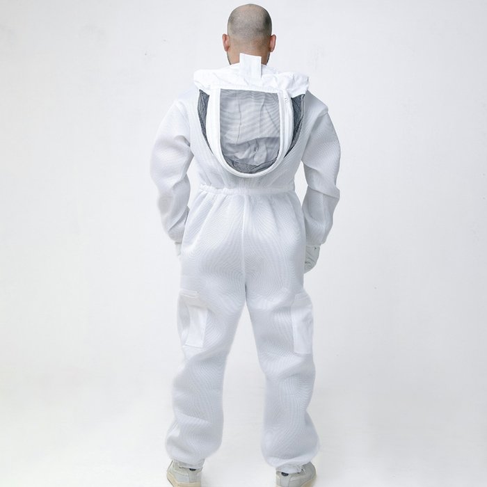 White Vented Professional Beekeeping Full Coverage Suit