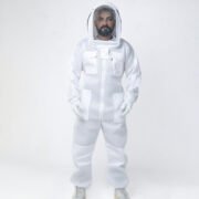 White Vented Professional Beekeeping Full Coverage Suit