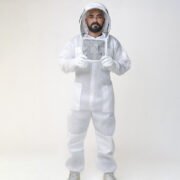 White Vented Professional Beekeeping Full Coverage Suit