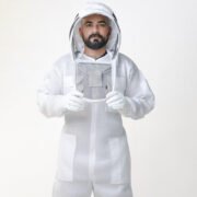 White Vented Professional Beekeeping Full Coverage Suit