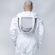 White Vented Professional Beekeeping Suit With Ventilation