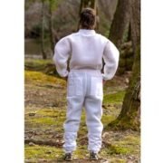 White Ventilated Beekeeping Suit Lightweight Sting Resistant