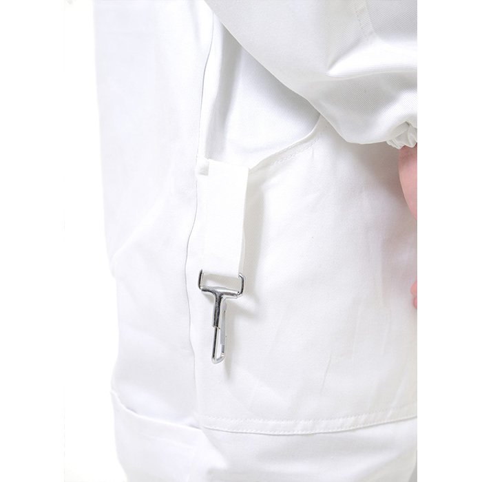 White Ventilated Beekeeping Suit for Summer Comfort (10) White Ventilated Beekeeping Suit for Summer Comfort