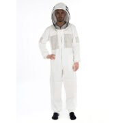 White Ventilated Beekeeping Suit for Summer Comfort