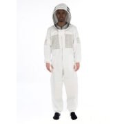 White Ventilated Beekeeping Suit for Summer Comfort